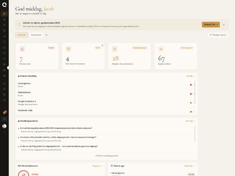 Ejerblik dashboard — faktisk skærmbillede